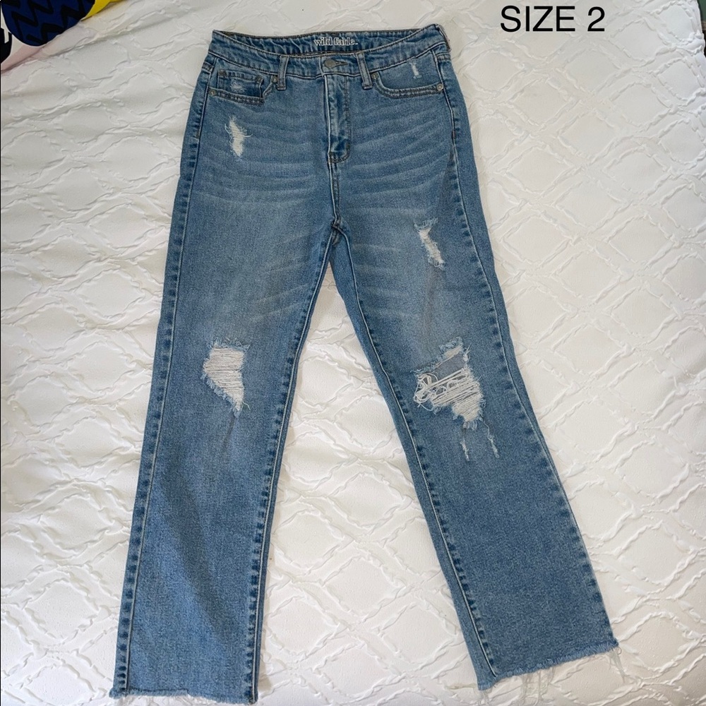 Wild Fable crop flare Jeans